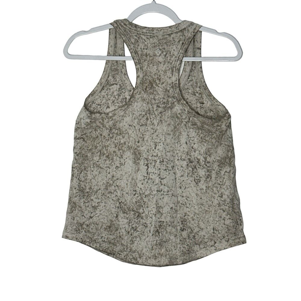 Lululemon Tank Top Women's Size 8 (M) Brown/beige Stretch Gym Yoga Athletic